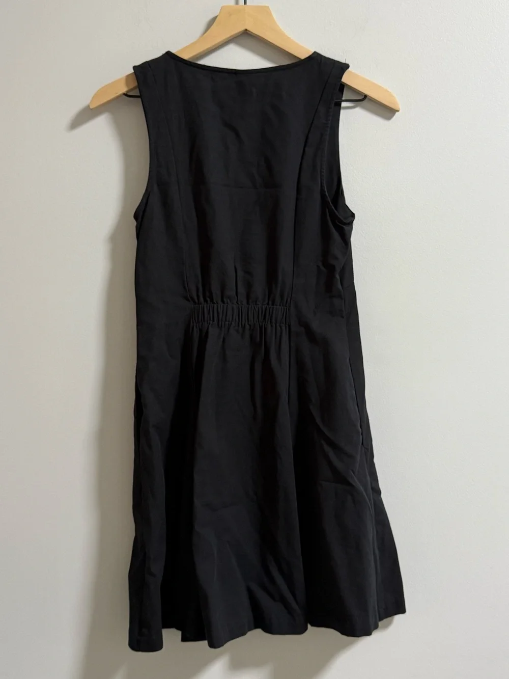 A New Day Classic V-Neck Black Sleeveless Dress - Picture 8 of 8